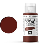 VALLEJO TEXTILE COLOR 65: 60 ML. DARK BROWN - Al Masam Stationery LLC